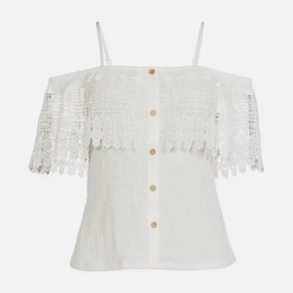 New No Boundaries Juniors Women Off the Shoulder Top Shirt White U pick